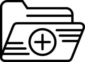 Add Line Icon Design vector