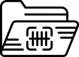 Scan Line Icon Design vector