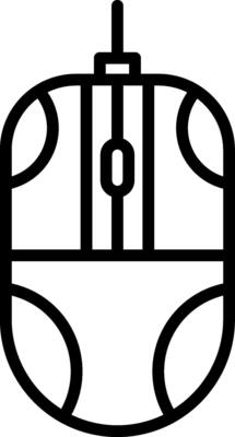 Mouse Line Icon Design