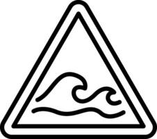Wave Line Icon Design vector