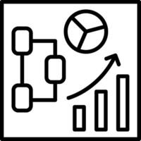 Diagram Line Icon Design vector