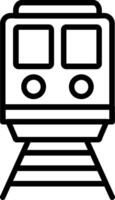 Train Line Icon Design vector