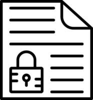 File Line Icon Design vector