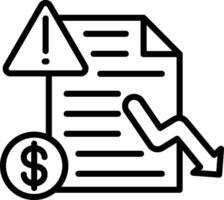 Document Line Icon Design vector