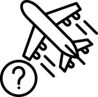 Unknown Line Icon Design vector