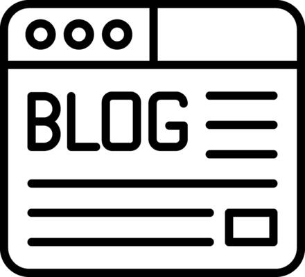 Blog Line Icon Design