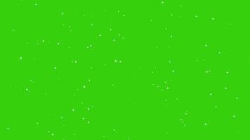 Glowing stars sparkle on green screen background. Abstract Animation Of Glowing Blinking Stars, Realistic Stars Animation, twinkle stars green screen background. 4K Chroma key animation. video