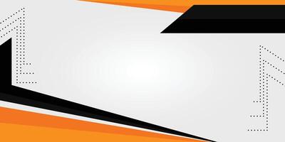 Simple Background With Orange Border vector