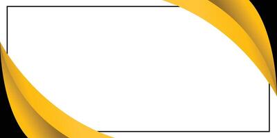 Flat Abstract Background With Black and Gold vector