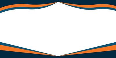 Orange and Blue Simple Modern Background vector