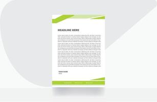 Letterhead design template vector