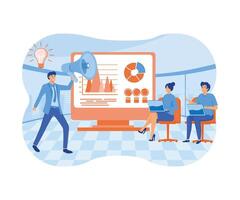 Education online training courses. tutorials e-learning concept. distance internet studying banner. flat modern illustration vector