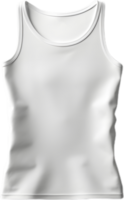 a white tank top on a transparent background png