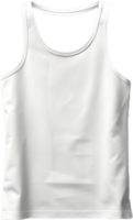 a white tank top on a transparent background png