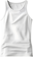 a white tank top on a transparent background png