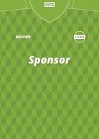 Soccer football jersey seamless pattern texture design for sublimation vector
