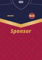 Soccer football jersey seamless pattern texture design for sublimation vector