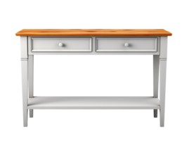Accent console table isolated on transparent background png