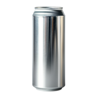 330 ml aluminum empty blank soda can isolated on transparent background png