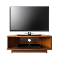 Corner tv stand isolated on transparent background png
