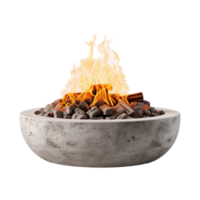 Fire pit isolated on transparent background png