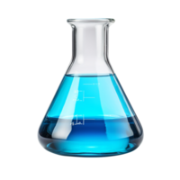 Laboratory flask isolated on transparent background png