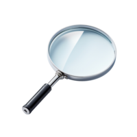 Magnifying glass isolated on transparent background png