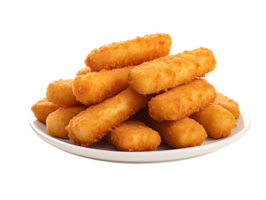 Mozzarella Sticks isolated on transparent background png