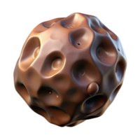 Meteorite Object 3d Image png