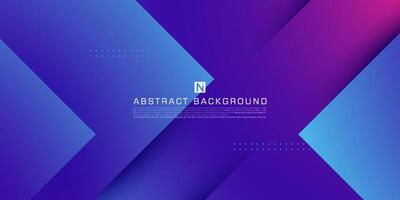 Abstract 3d background geometric futuristic overlap design with colorful dark purple gradient background design. Modern papercut pattern. Eps10 vector