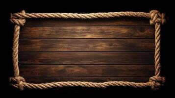 Frame made from Rope photo
