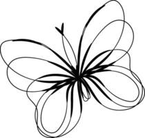Hand drawn stencil element collection vector
