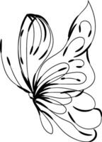 Hand drawn stencil element collection vector