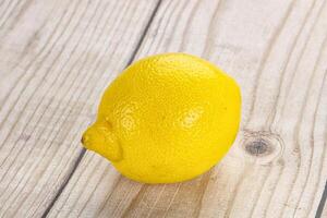 Ripe sour yellow juicy lemon photo