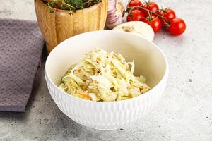 Dietary tasty Cole slaw salad photo