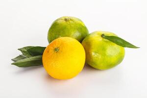 Fresh ripe sweet juicy mandarins photo