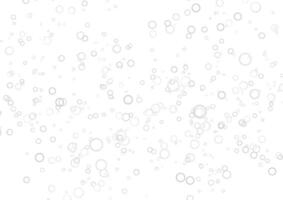Grey small circle rings abstract geometric background vector