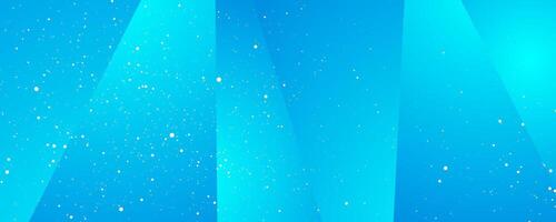 Blue abstract stripes and small dots geometric background vector