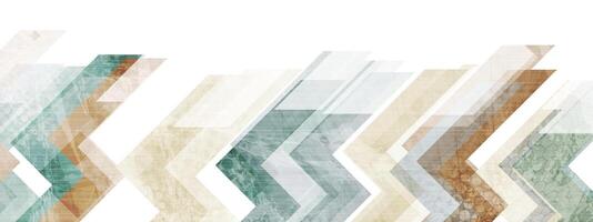 Multicolored grunge stripes abstract geometric tech background vector