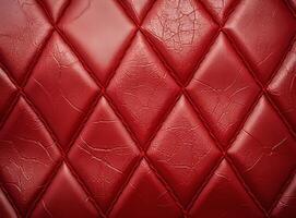 Close-up leather with a smooth, slightly uneven texture. photo