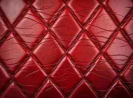 Close-up leather with a smooth, slightly uneven texture. photo