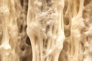 Bone tissue human skeleton under microscope cells structure medical science biology background texture magnification research structure health microbiology internal materials organs photo