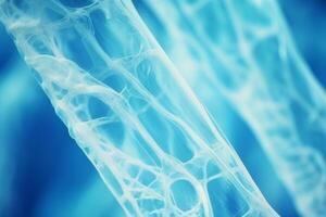 Bone tissue human skeleton under microscope cells structure medical science biology background texture magnification research structure health microbiology internal materials organs photo