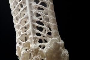 Bone tissue human skeleton under microscope cells structure medical science biology background texture magnification research structure health microbiology internal materials organs photo