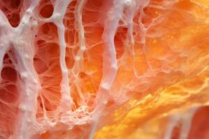 Bone tissue human skeleton under microscope cells structure medical science biology background texture magnification research structure health microbiology internal materials organs photo
