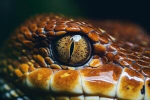 Colorful snake python cobra viper forest hiding waiting for prey rainforest jungle untouched nature predator venomous venom dangerous wildlife poisonous animal skin tail creepy african photo