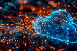 Cloud computing network safe encrypted storage personal data protection verified technology encription security protocol wireless file transfer drive service cyberspace global database photo