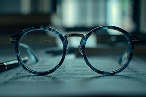 Audit internal financial advice investigation accounting glasses calculator on paper paperwork archive pile of documents analytics data analysis research numbers statistics confidential photo