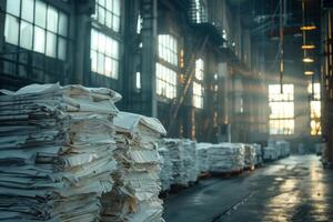 Piles of paper office filled with paperwork full archive file documents stack of folders information outdated old technology digitalization reports unorganized history messy research photo