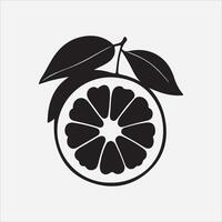 Grapefruit art illustration on a white background vector